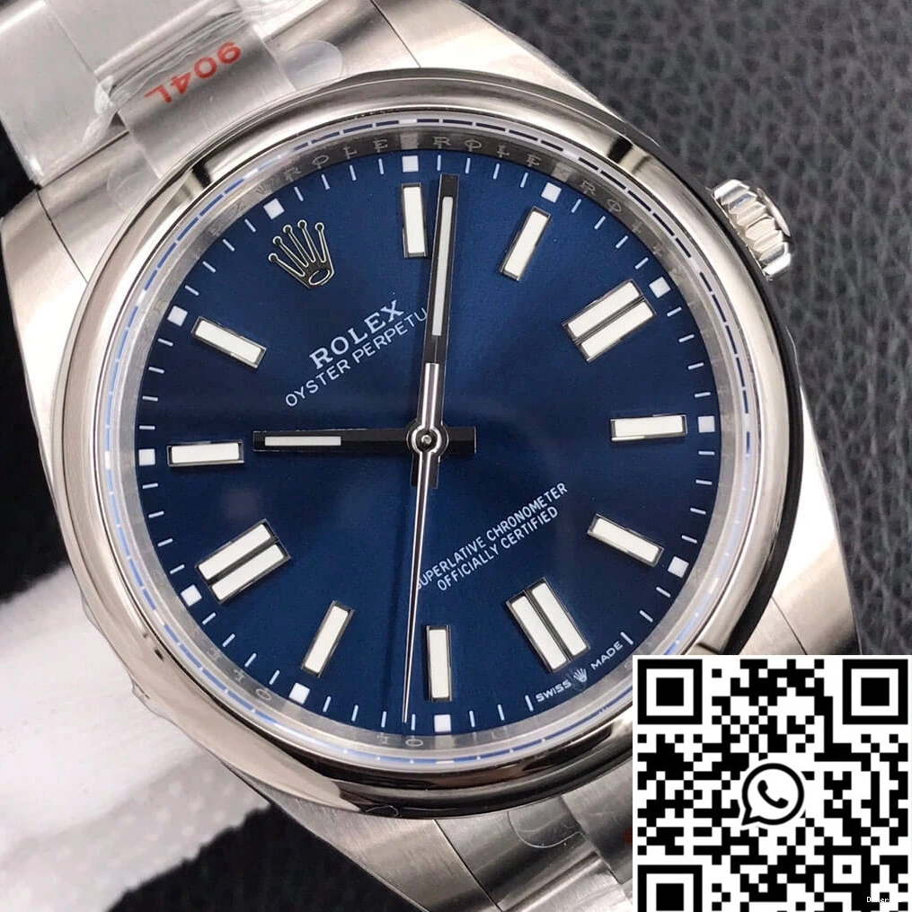 Perpetual Dial Factory Rolex EW Blue Oyster M124300-0003 41MM 0212